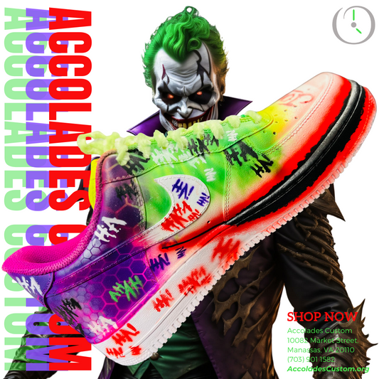 🤡Unveiling the Ultimate Custom Air Force 1 - Joker Why So Serious Edition🤡