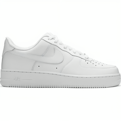 a white sneaker with a white background
