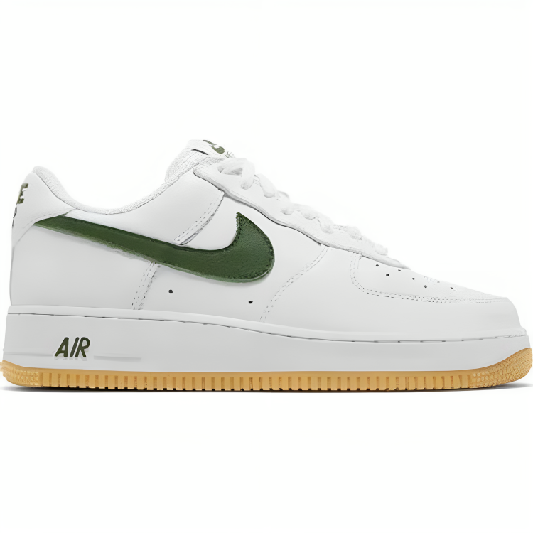 a white and green shoe