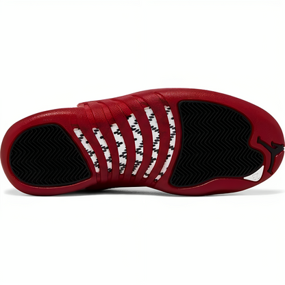 a red and black shoe