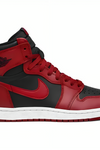 a red and black shoe