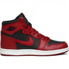 a red and black shoe