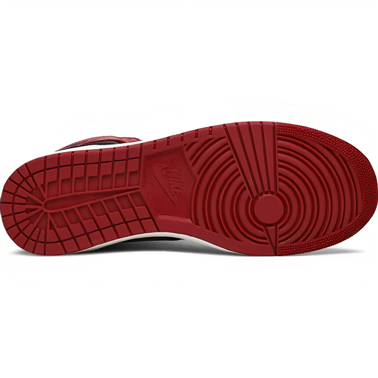 a red and white shoe