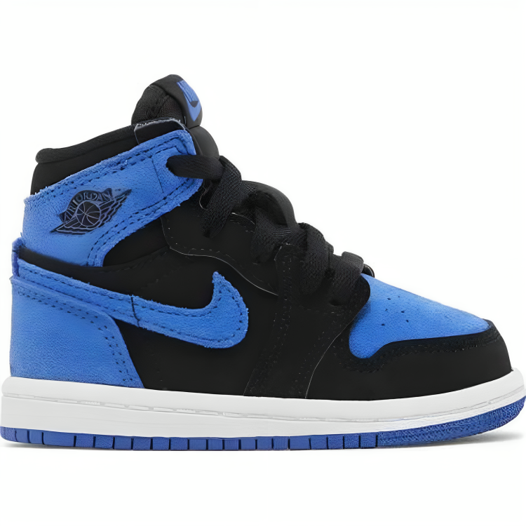 a black and blue shoe