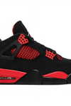 a black and red shoe