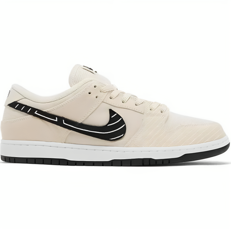 a white and black shoe