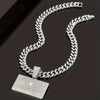 Bank Card Shaped Pendant Necklace