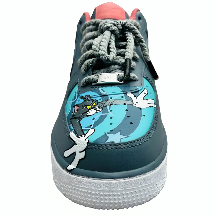 a shoe with a cartoon character on it