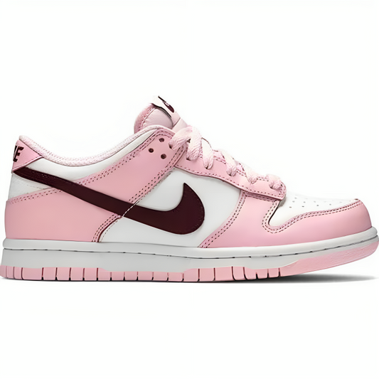 a pink and white sneakers