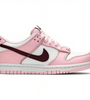 a pink and white sneakers