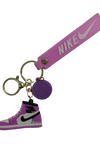 a pink keychain