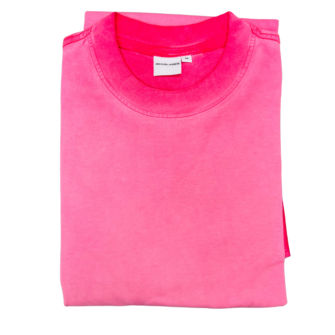 a Pink t-shirt