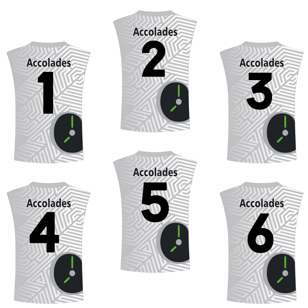 a white jersey with black text and numbers