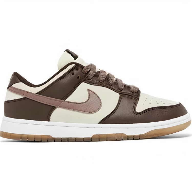 a brown and white sneaker