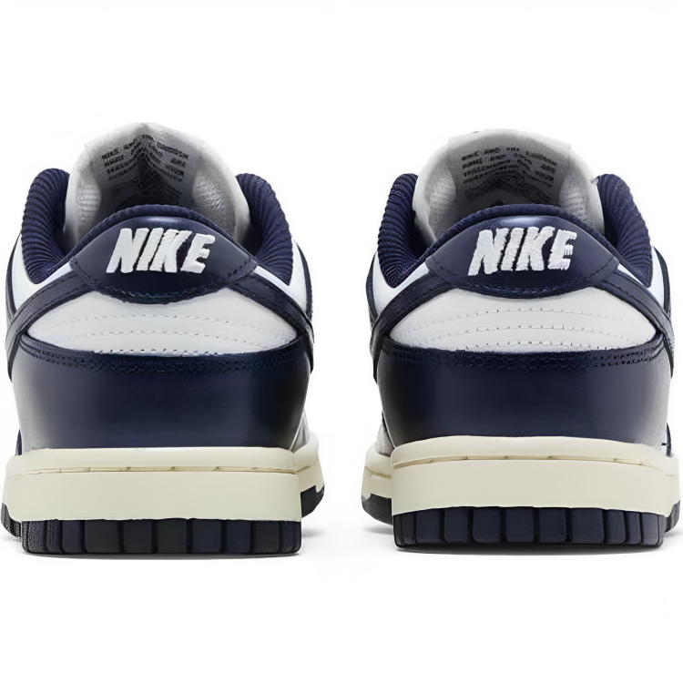 a pair of blue and white shoes
